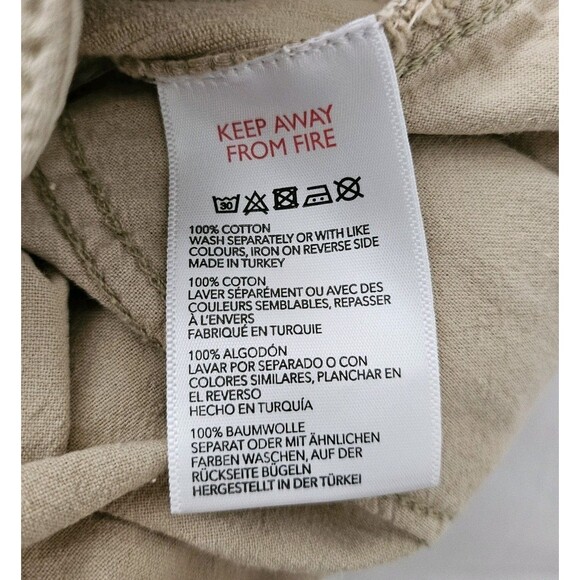 BDG Urban Outfitters Pants Womens Medium Tan Y2k Cargo Wide Leg Corduroy - Picture 4 of 9